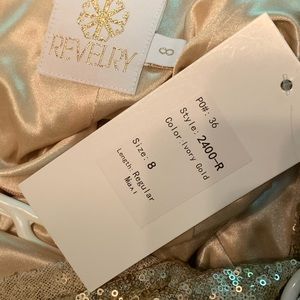 Revelry Gold Maxi Dress